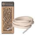 Ivory Flat Elastic Stretch Shoelaces